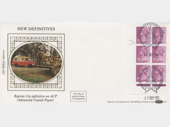 Machins: 3 1/2p, 16p, 17p, 20 1/2p, 23p, 28p, 31p