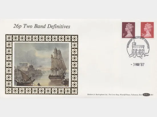 Machins: 5p, 12 1/2p, 16 1/2p, 19 1/2p, 26p, 29p