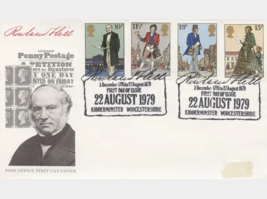Rowland Hill: Stamps