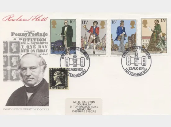 Rowland Hill: Stamps