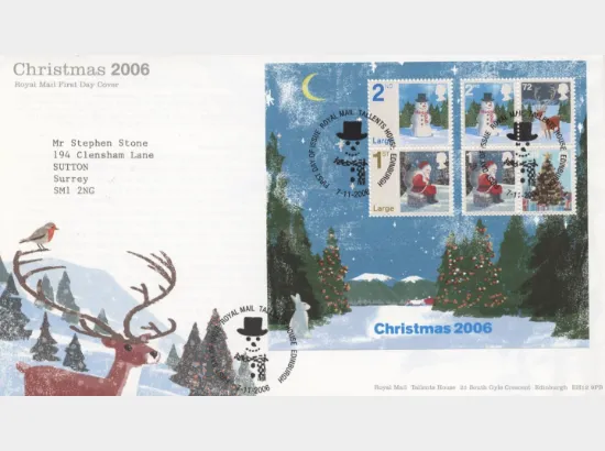 Christmas 2006: Miniature Sheet