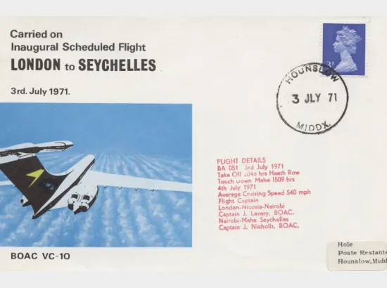 Inaugural Scheduled Flight