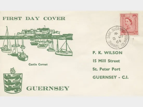 Guernsey 2 1/2d Red