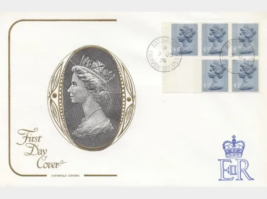 Stitched: New Design: 45p Coins 3 (Elizabeth I Crown)