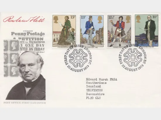 Rowland Hill: Stamps