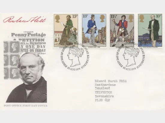 Rowland Hill: Stamps