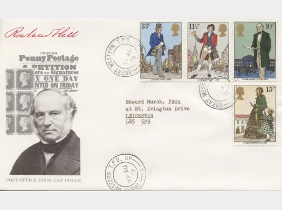 Rowland Hill: Stamps