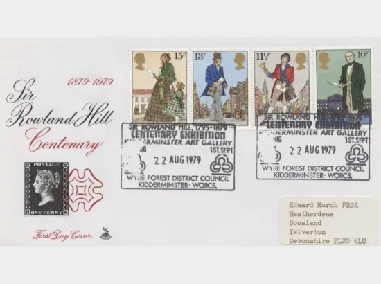 Rowland Hill: Stamps