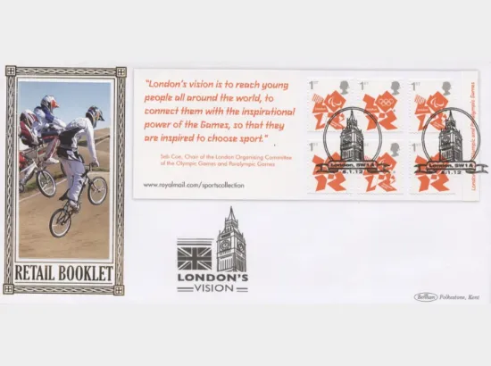 Self Adhesive: Olympic Emblems: Vision: 6 x 1st