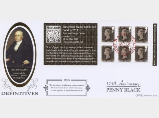 Self Adhesive: Penny Black: 6 x 1st