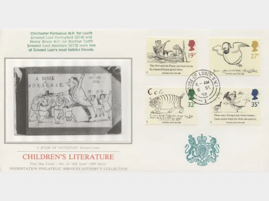 Edward Lear: Stamps