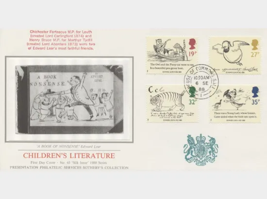 Edward Lear: Stamps