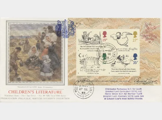 Edward Lear: Miniature Sheet