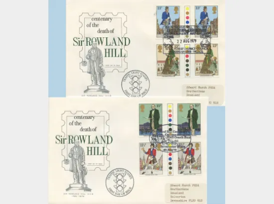 Rowland Hill: Stamps