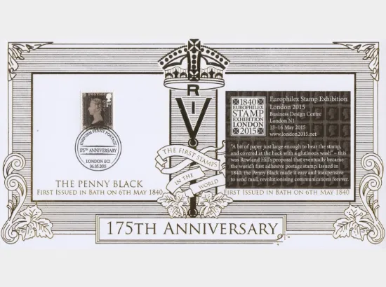 Self Adhesive: Penny Black: 6 x 1st