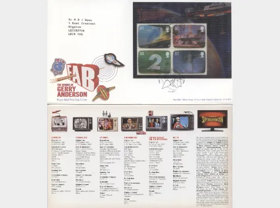 Gerry Anderson: Miniature Sheet