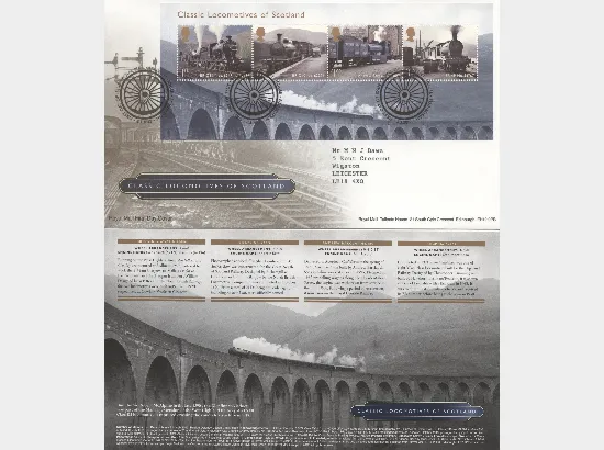 Classic Locomotives: Series No.2: Miniature Sheet