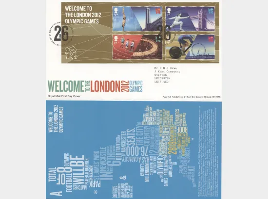 Welcome to the London 2012 Olympic Games: Miniature Sheet