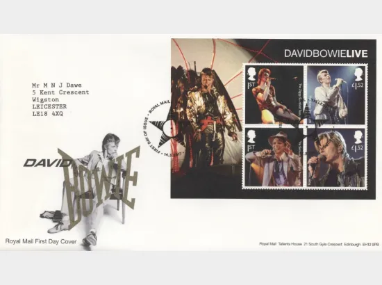 David Bowie: Miniature Sheet