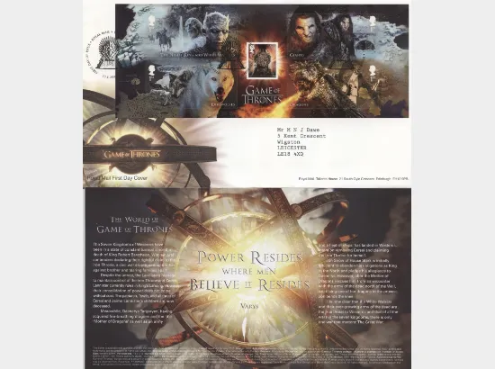 Game of Thrones: Miniature Sheet