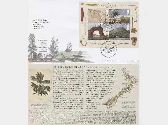 Captain James Cook: Miniature Sheet