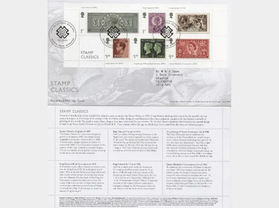 Stamp Classics: Miniature Sheet