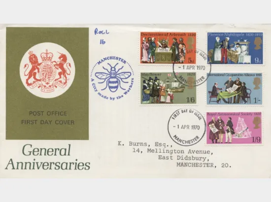 General Anniversaries 1970