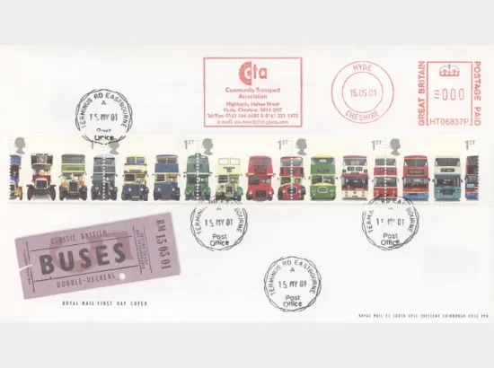 Double Decker Buses: Stamps