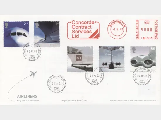 Airliners: Stamps