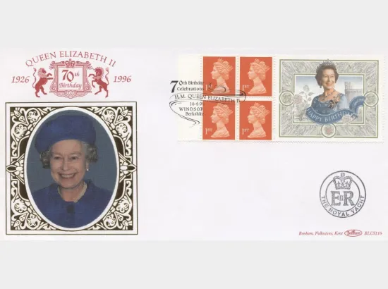 Window: Queen's 70th Birthday