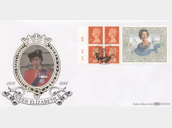 Window: Queen's 70th Birthday