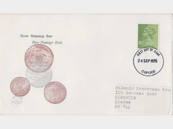 Machins: 8 1/2p Yellowish-Green