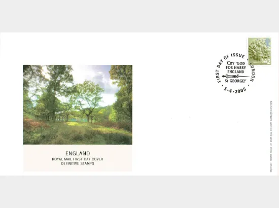 England 42p Oak Tree