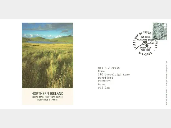 Northern Ireland 42p Linen Pattern