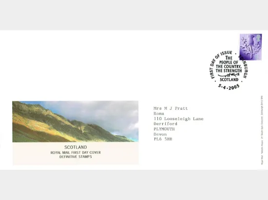 Scotland 42p Thistle