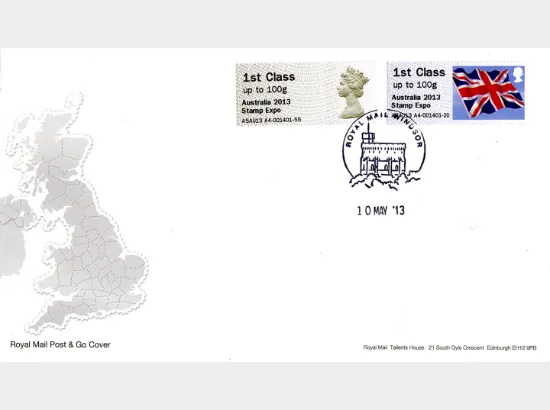 Australia World Stamp Expo Flag