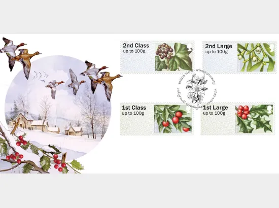 British Flora: Series No.3, Winter Greenery