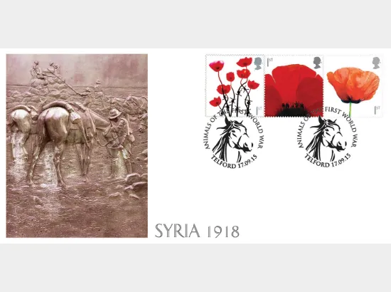Horses in Syria 1918