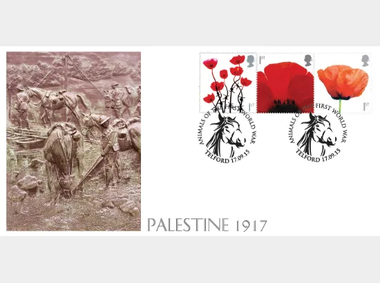 Horses in Palestine 1917