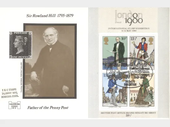 Rowland Hill: Miniature Sheet