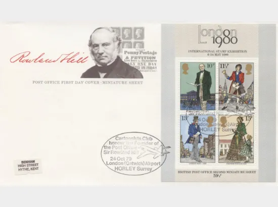 Rowland Hill: Miniature Sheet