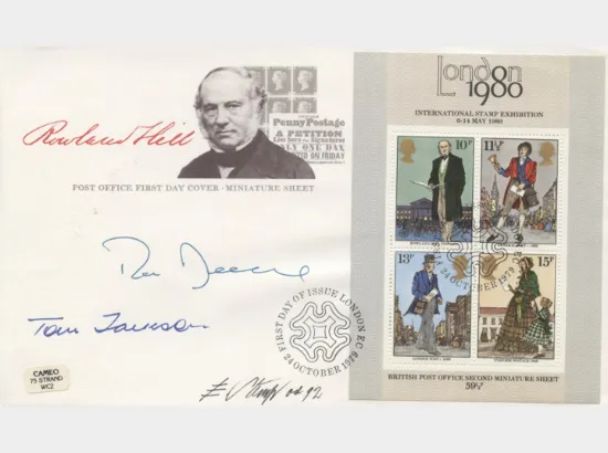 Rowland Hill: Miniature Sheet