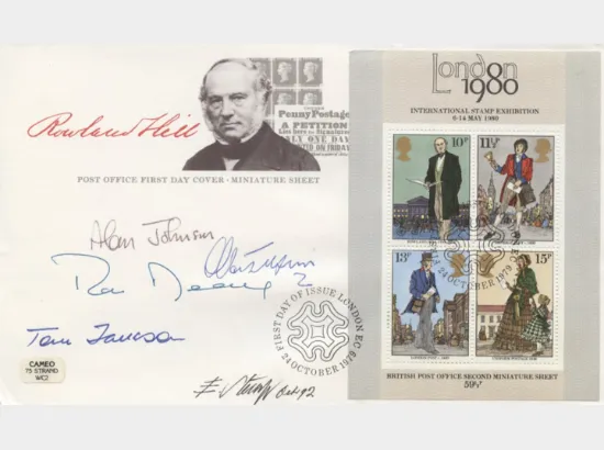 Rowland Hill: Miniature Sheet