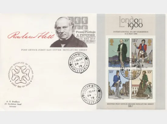Rowland Hill: Miniature Sheet