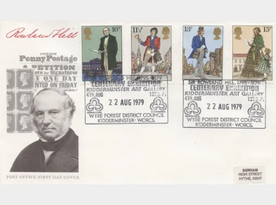 Rowland Hill: Stamps