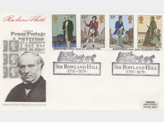 Rowland Hill: Stamps