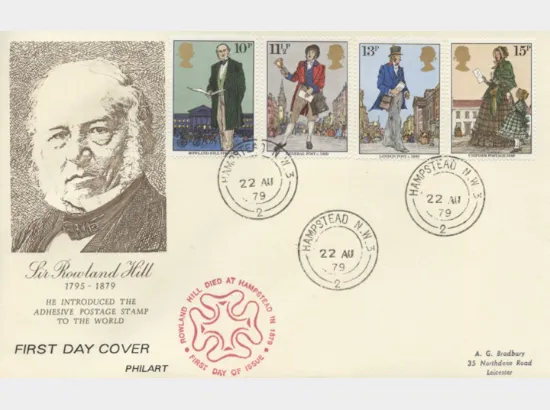 Rowland Hill: Stamps