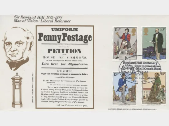 Rowland Hill: Stamps
