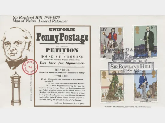 Rowland Hill: Stamps