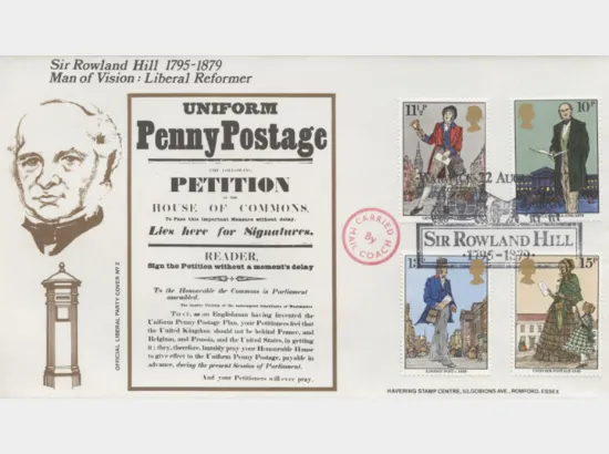 Rowland Hill: Stamps